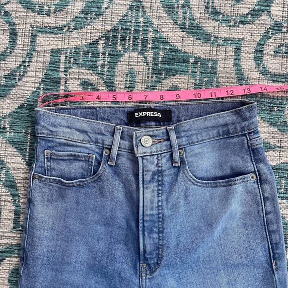 Express Original Straight Super High Rise Women's Jeans - Size 4R‎ - Picture 10 of 11